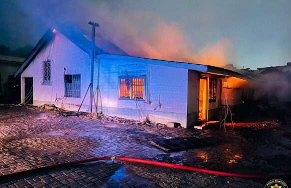 Fire Korle-Bu Laboratory