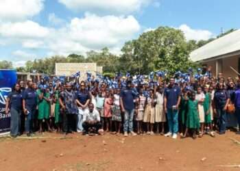 Stanbic Bank donates reusable sanitary pads to teenage girls in Volta Region