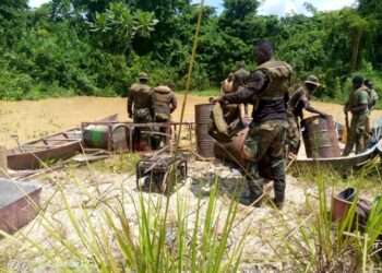 NDC soldiers galamsey