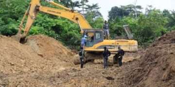 EOCO galamsey excavator
