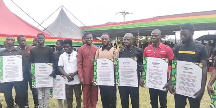 Helicopter Crash: Community rescuers receive GHS100k from Govt