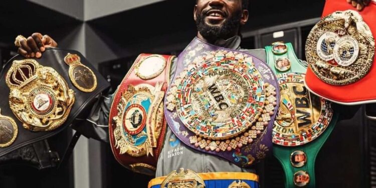 Crawford Belts Canelo