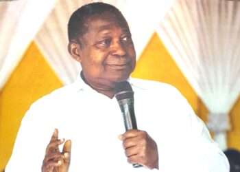 Ebo Quansah on his 75th birthday last year