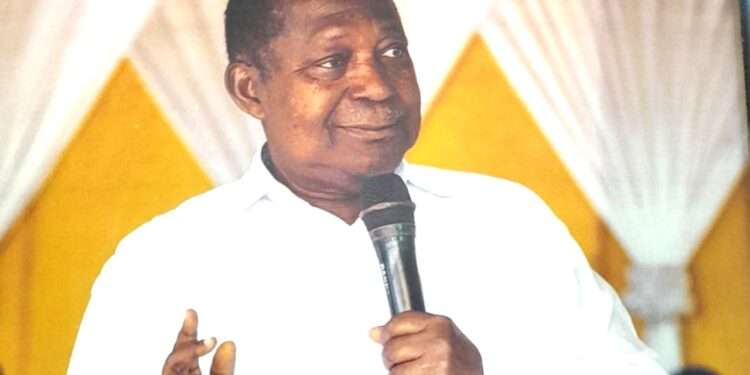 Ebo Quansah on his 75th birthday last year