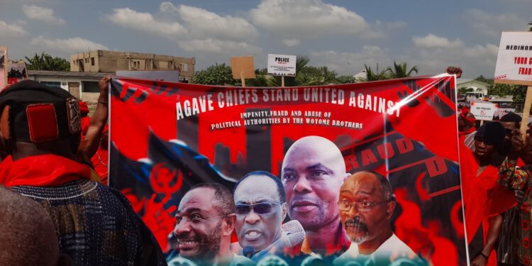 Agave Woyome Protest