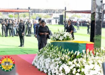 Ghanaians pay last respect to Nana Konadu