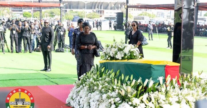 Ghanaians pay last respect to Nana Konadu