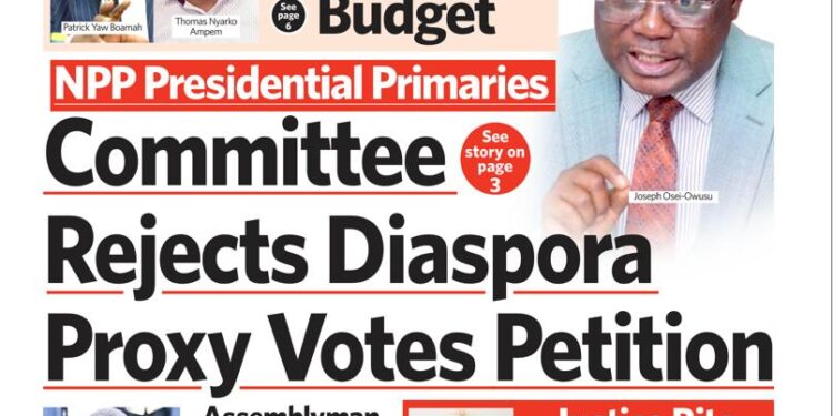 Newspaper Frontpages – Friday, 21st November, 2025