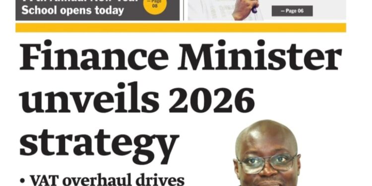 Newspaper Frontpages – Tuesday, 6th January, 2026