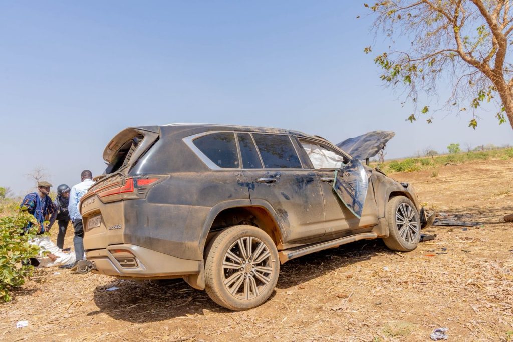 Haruna Iddrisu crash