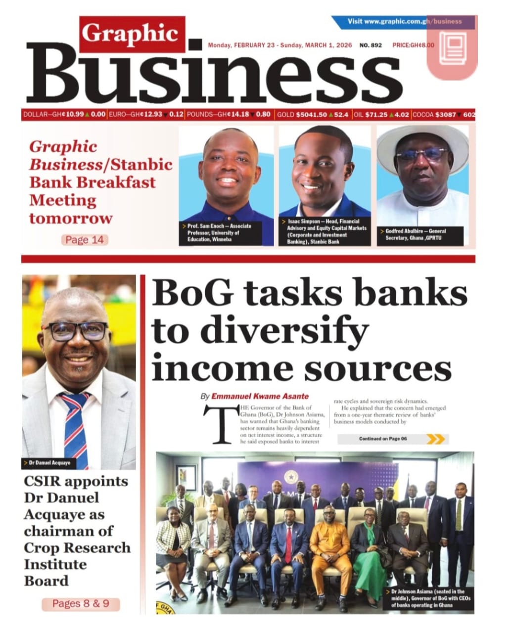 Today's front pages: Monday, February 23, 2025