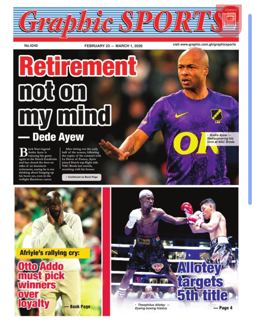 Today's front pages: Monday, February 23, 2025