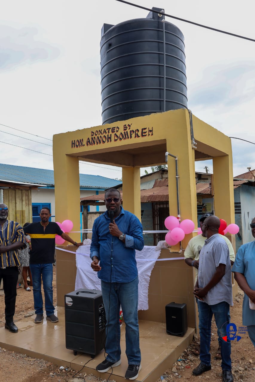 Annoh-Dompreh provides water