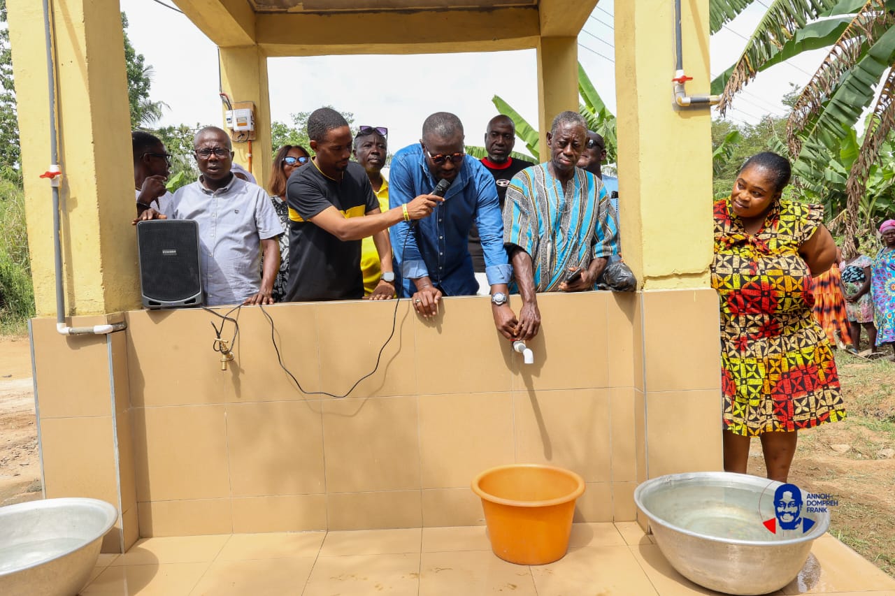 Annoh-Dompreh provides water