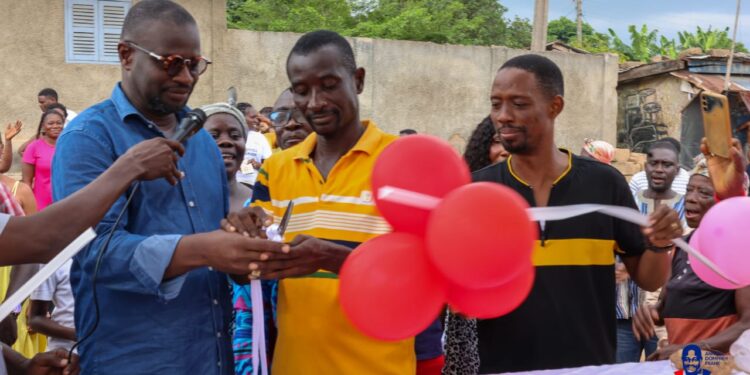 Annoh-Dompreh provides water