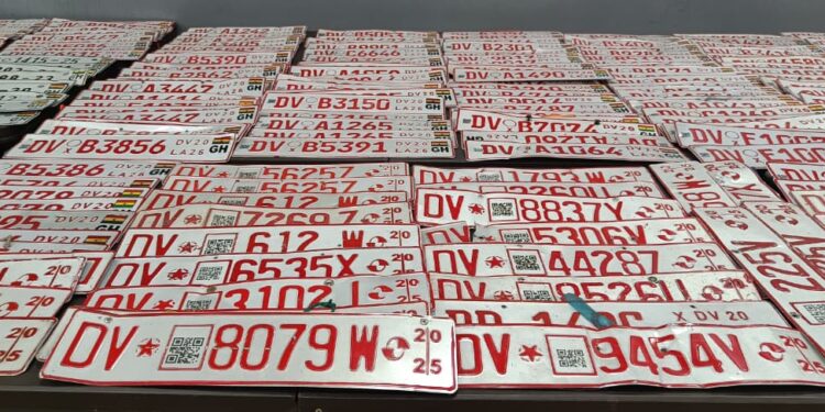 DVLA arrest fake stickers