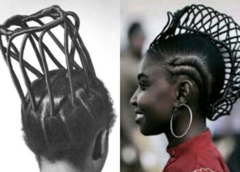 Threaded hair style