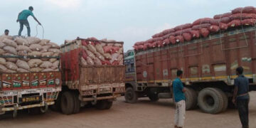 Onion trucks Ghana