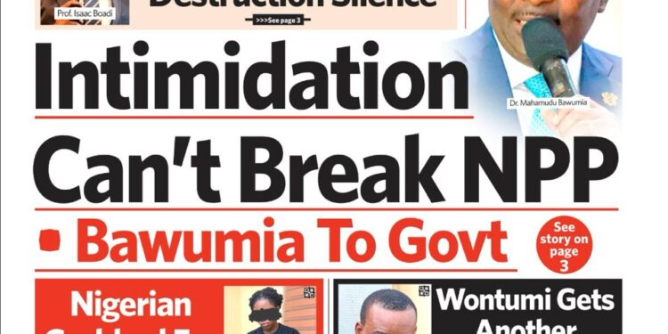 Newspaper Frontpages – Tuesday, 21st April, 2026