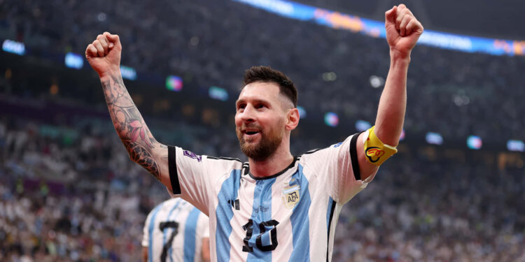 Messi World Cup scoring