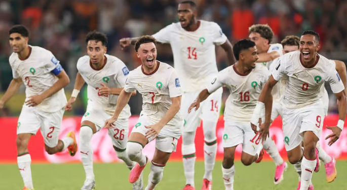 Morocco penalty Netherlands