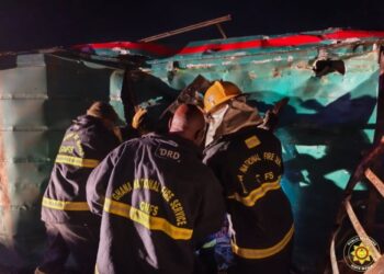 Collision injures Peki-Tsame