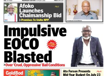 Newspaper Frontpages – Wednesday, 15th July, 2026