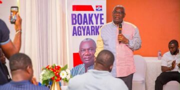 Agyarko commits to Bawumia’s 2028 victory under his chairmanship