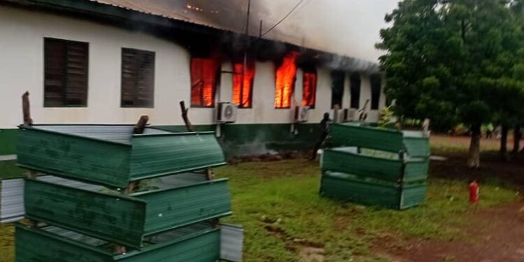 Fire destroys Gushegu Nursing and Midwifery College