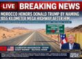 Morocco expressway Trump