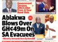 Newspaper Frontpages – Wednesday, 9th September, 2026