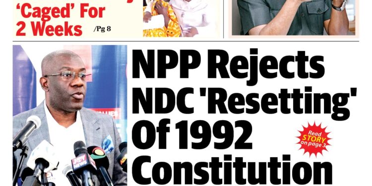Newspaper Frontpages – Friday, 18th September, 2026